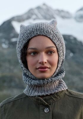 BALAKLAVA SCHALMÜTZE Gomitolo Fumo von Lana Grossa