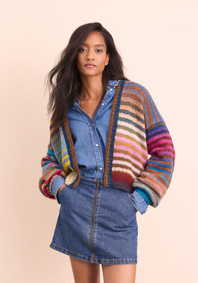 STREIFENCARDIGAN Candy von Lana Grossa