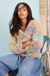 Lana Grossa CARDIGAN TOP-DOWN Candy & Pelliccia