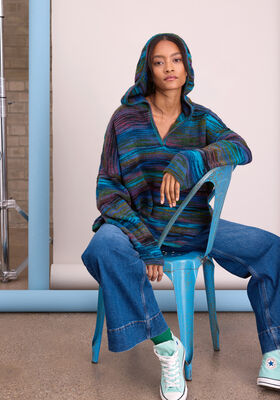 HOODIE OVERSIZED Gomitolo Disegno von Lana Grossa