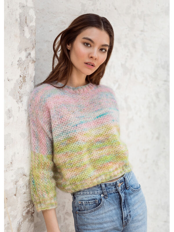 Lana Grossa PULLOVER Silkhair Hand-dyed