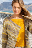 Lana Grossa VERSCHLUSSLOSE ZIPFELJACKE Linarte Color