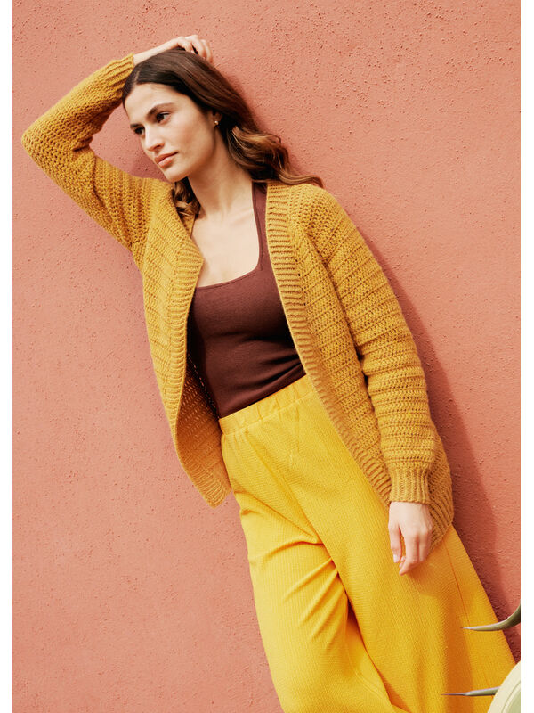 Lana Grossa RAGLAN-CARDIGAN Ecopuno