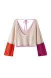 Lana Grossa LANGARMPULLOVER IM VERSETZTEN FILETMUSTER Campo
