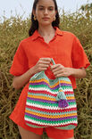 Lana Grossa STRANDTASCHE IM ZICKZACKMUSTER Promessa