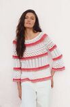 Lana Grossa PULLOVER IM MUSTERMIX Summer Cashmere & Maglia