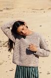 Lana Grossa RAGLANPULLOVER IN GITTERMUSTER UND FESTEN MASCHEN Maglia