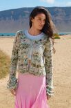 Lana Grossa JACKE IM ZACKENMUSTER mit Rüschen Torto