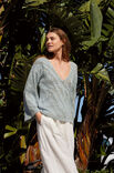 Lana Grossa V-PULLI IM ZEBRAMUSTER IN FILETHÄKELEI Summer Cashmere