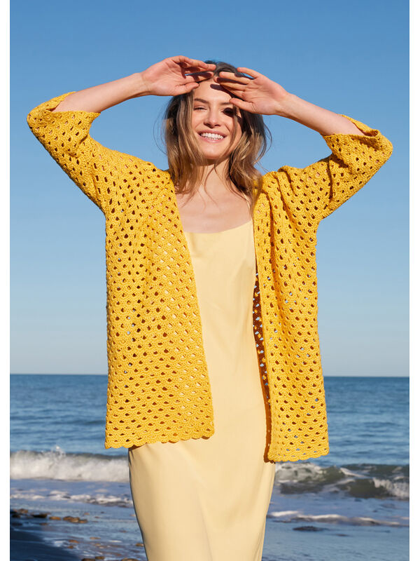 Lana Grossa CARDIGAN IM BOGENMUSTER Linarte