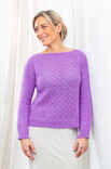 Lana Grossa SWEATER KALANI Cool Wool Lace & Setasuri