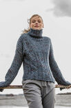 Lana Grossa PULLOVER MIT ZOPF-RIPPENMUSTER Lala Berlin Lovely Cotton Inserto