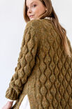 Lana Grossa LONGJACKE IM BLATTMUSTER Nuvoletta