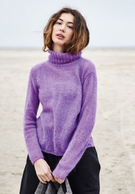 ROLLKRAGEN-PULLOVER Setasuri von Lana Grossa