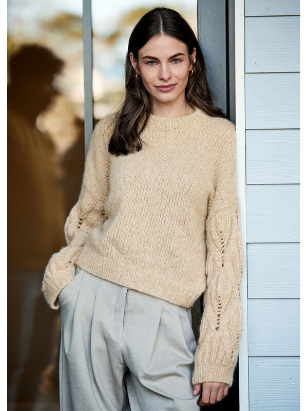 Lana Grossa PULLOVER IM RAUTENLOCHMUSTER Alpaca Moda