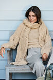 Lana Grossa SCHAL IM RAUTENLOCHMUSTER Alpaca Moda