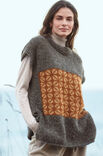 Lana Grossa PULLUNDER MIT JACQUARDMUSTER Alpaca Moda & Cool Merino Big