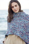 Lana Grossa PONCHO Colortwist