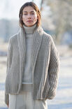 Lana Grossa SCHALKRAGEN-CARDIGAN Cool Merino Big