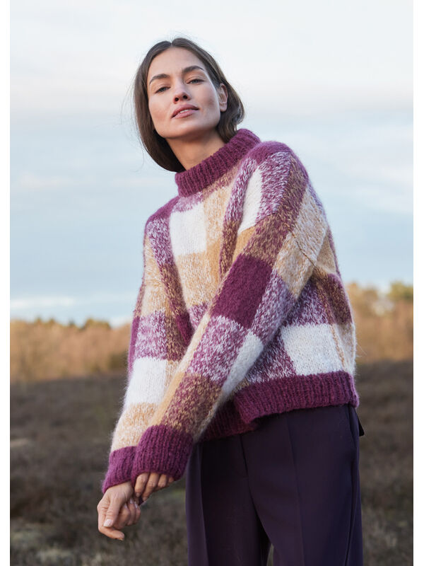 Lana Grossa KARO-PULLOVER Setasuri Big