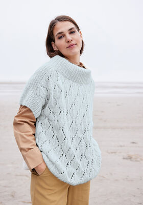 KURZARM-PULLOVER Alpaca Air II von Lana Grossa