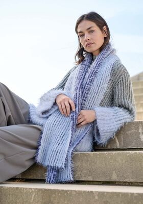 BRIOCHE-SCHAL Basta & Cool Merino von Lana Grossa