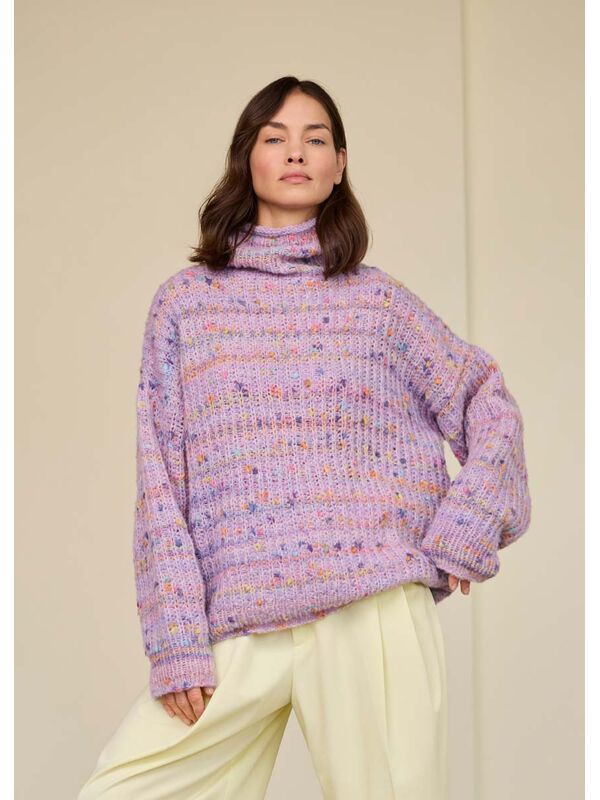 Lana Grossa ROLLKRAGEN-PULLOVER Cassata
