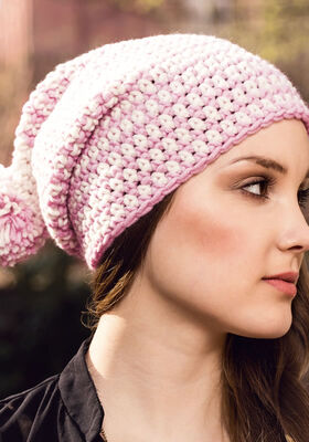 LONGBEANIE MIT STREIFEN Mille II von Lana Grossa