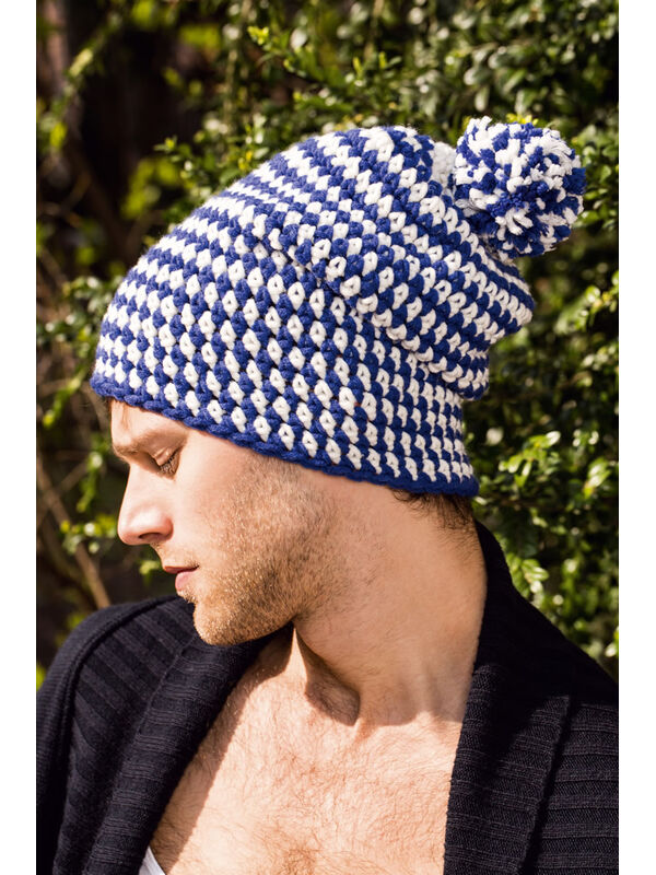 Lana Grossa LONGBEANIE IN FESTEN MASCHEN Mille II