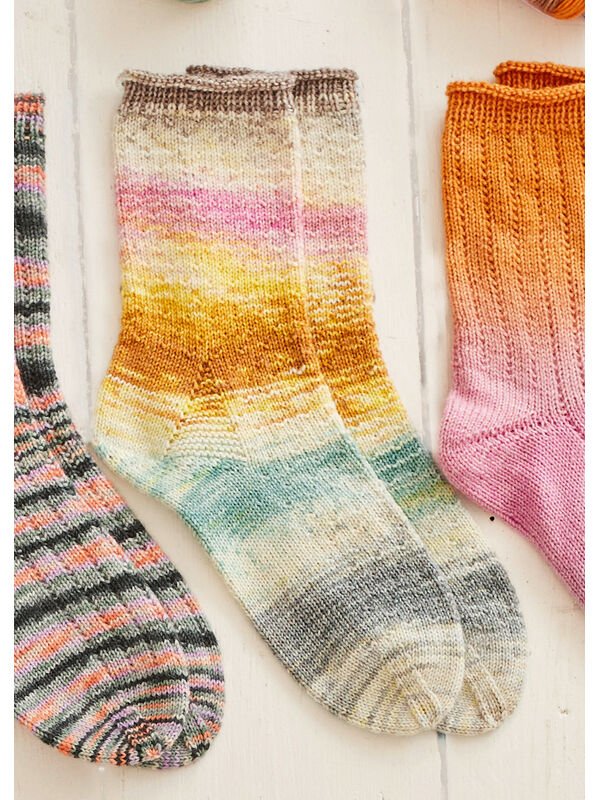 Lana Grossa SOCKEN Meilenweit 100g Merino Rainbow hand-dyed