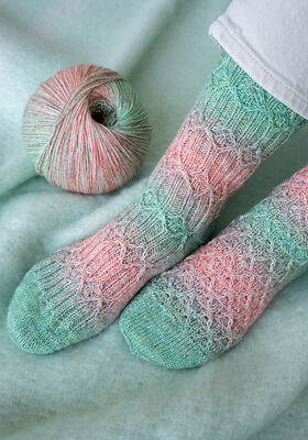 SOCKEN Meilenweit 4-fach Merino extrafine Shades von Lana Grossa