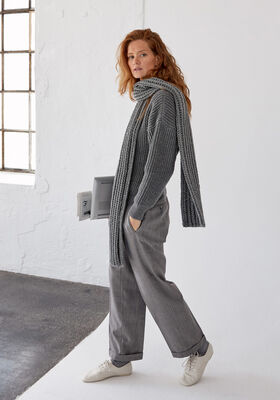 SCHAL Cool Wool Superbig Mélange von Lana Grossa