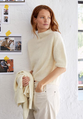 SHIRT HEDDA I Cool Wool Lace & Silkhair von Lana Grossa