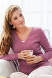 Lana Grossa PULLOVER MIT V-AUSSCHNITT COOL WOOL Big Melange (GOTS)