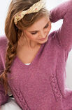 Lana Grossa PULLOVER MIT V-AUSSCHNITT COOL WOOL Big Melange (GOTS)