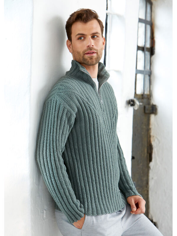 Lana Grossa PULLOVER Cool Wool Mélange (GOTS)