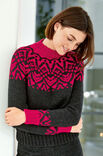 Lana Grossa RUNDPASSENPULLOVER Cool Wool Big Melange & Cool Wool Big
