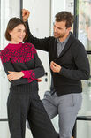 Lana Grossa RUNDPASSENPULLOVER Cool Wool Big Melange & Cool Wool Big