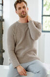 Lana Grossa HERRENRAGLANPULLOVER Cool Wool Mélange (GOTS)