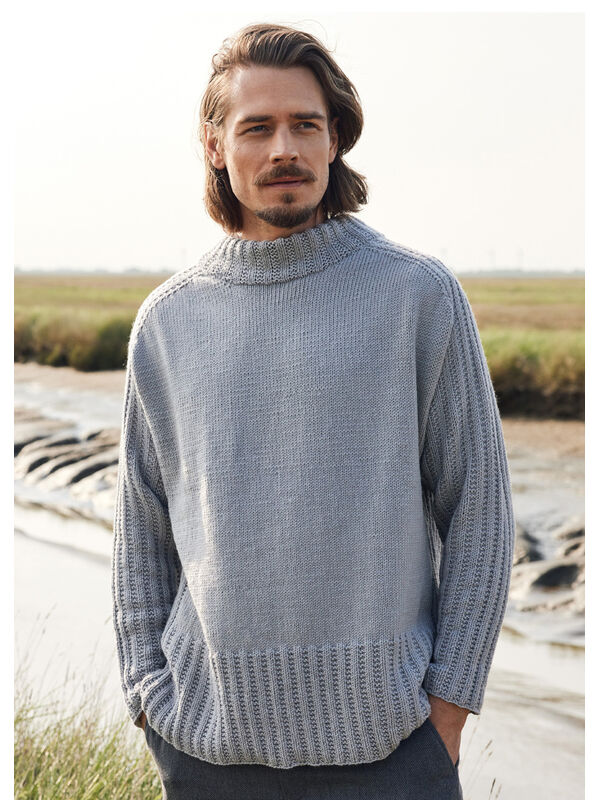 Lana Grossa HERRENPULLOVER Cool Wool Big