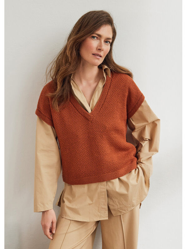 Lana Grossa NETZPATENTPULLUNDER Cool Wool Lace
