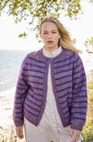 Lana Grossa TOP DOWN STREIFENJACKE Merino Superiore & Silkhair