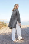 Lana Grossa TOP DOWN STREIFENJACKE Merino Superiore & Silkhair