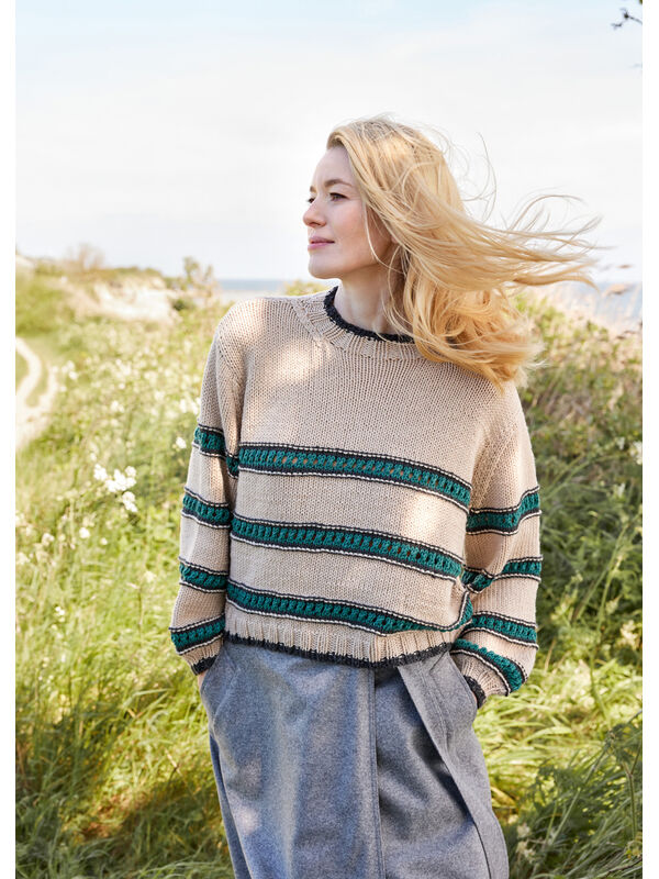 Lana Grossa OVERSIZEPULLOVER Cool Wool Superbig Mélange