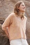 Lana Grossa V-PULLOVER GLATT RECHTS MIT DREIVIERTELÄRMELN Summer Cashmere & Silkhair