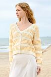 Lana Grossa JACKE MIT HEBEMASCHENMUSTER Summer Softness & Bottoni