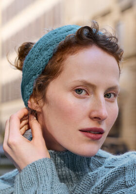 ZOPF-STIRNBAND Alta Moda Cashmere 16 von Lana Grossa
