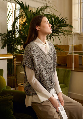 SLIPOVER Alta Moda Cashmere 16, Setasuri & Cosmo von Lana Grossa