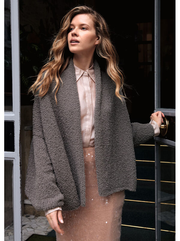 Lana Grossa SCHALKRAGEN CARDIGAN Orsettini