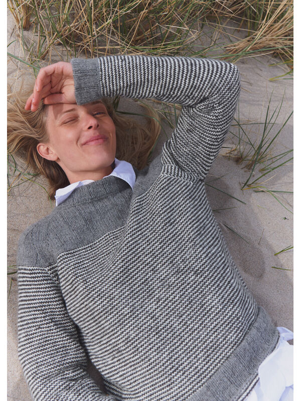 Lana Grossa TOP-DOWN RAGLAN Natural Alpaca Classico